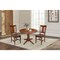 International Concepts Round 36 in Round Extension Dining Table with 2 RTA Chairs, Espresso, 36 in W, 48 in L, 30.1 in H K581-36RXT-27B-C10-2 - alternate 2